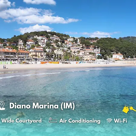 Apartmán 600 Meters From The Sea - Private Courtyard And Parking Diano Marina